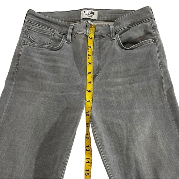 Agolde Stretchy High Rise Jeans in Gray size 29 high waist - Picture 10 of 16